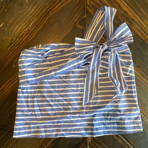 Jcrew one shoulder tank